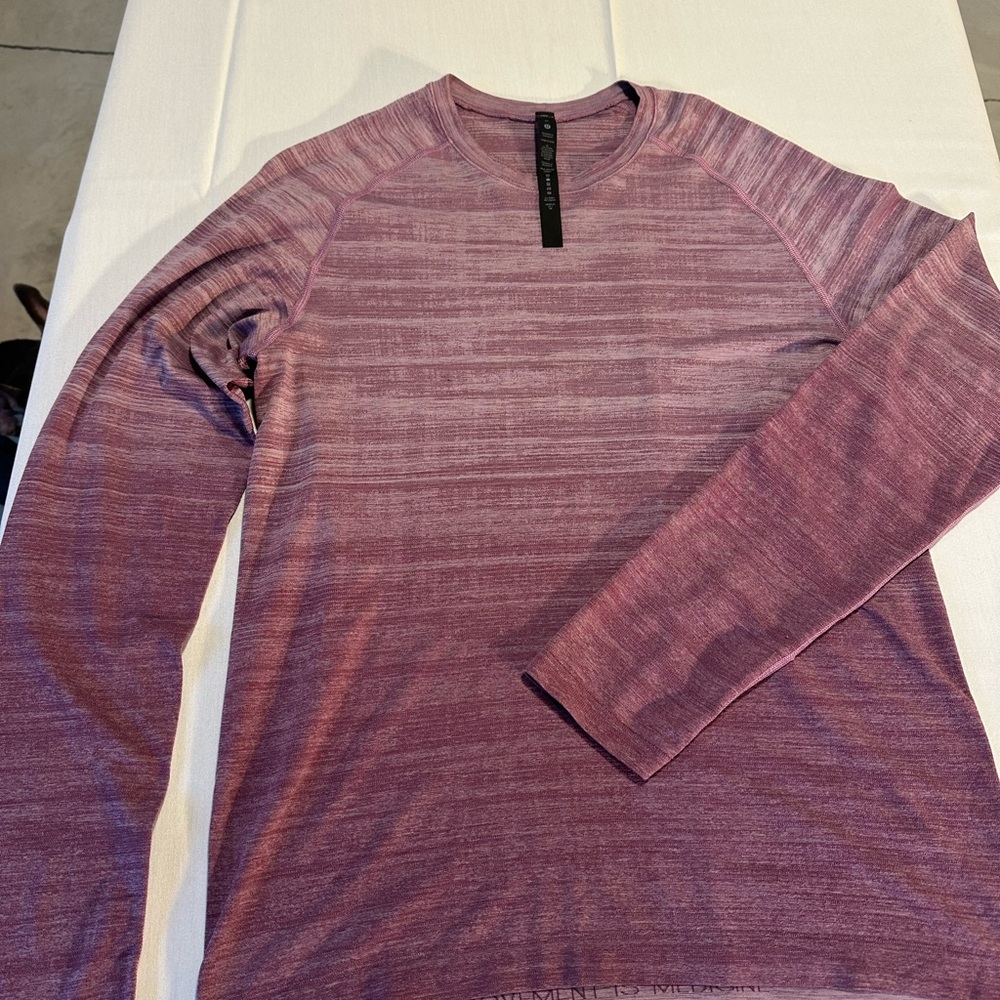 Lululemon Athletica Purple Long Sleeve Performance Tee